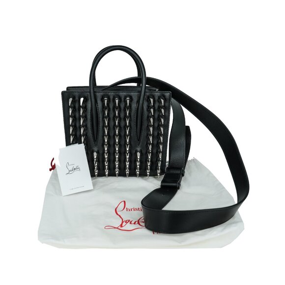 Christian Louboutin Mini Paloma Spikes Leather Top Handle/ Shoulder Bag - Picture 5 of 8